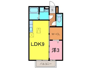 クレールアヴニールAの物件間取画像